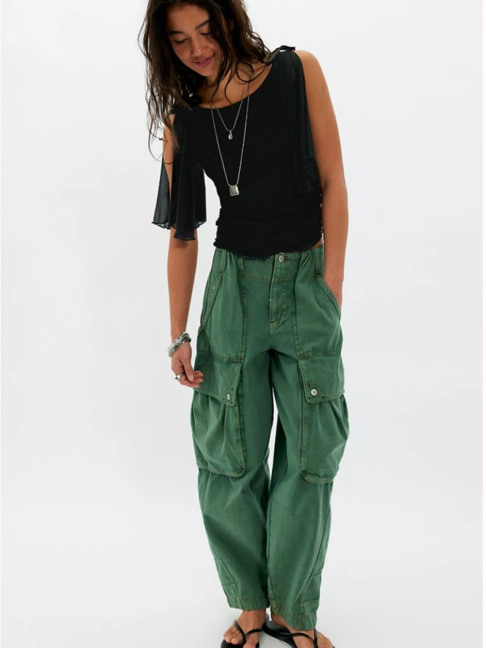 We The Free Brentwood Slouchy Cargp Pants SZ4